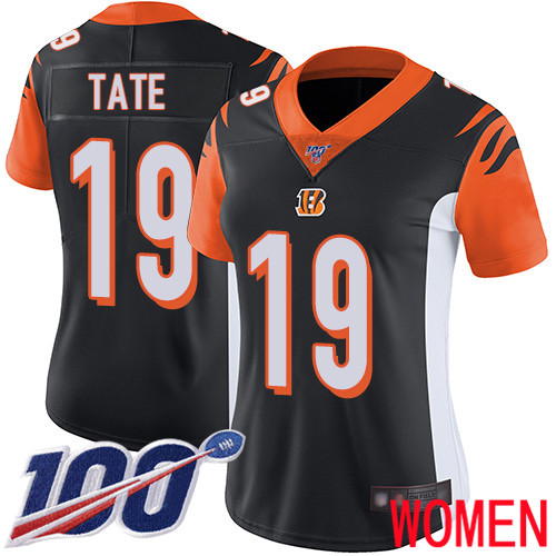 Cincinnati Bengals Limited Black Women Auden Tate Home Jersey NFL Footballl #19 100th Season Vapor Untouchable->cincinnati bengals->NFL Jersey